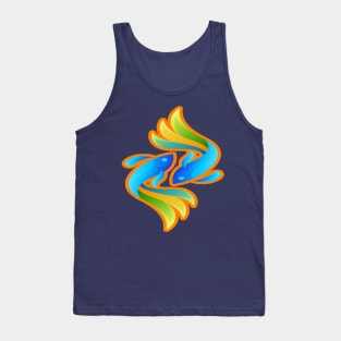 twin fish Tank Top